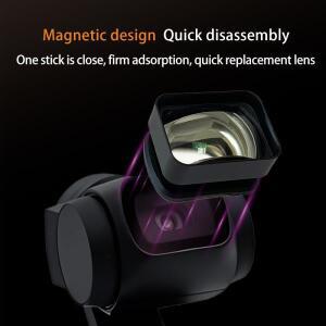 카메라 뷰파인더 아이컵DJI 오즈모 Pocket 3 돋보기 40용 ° 광각 필터 유리 2배 줌 빠른 설치