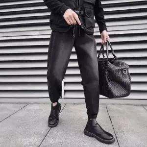 바지 블랙 가을 캐주얼 봄 남친 슬림 일자핏 청바지 스키니진 배기 조거 SPO마켓3