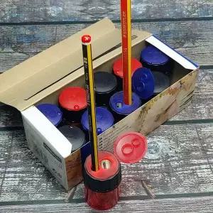 [오너클랜]스테들러 슈퍼 점보연필 가능한 2홀 연필깎이 10개입