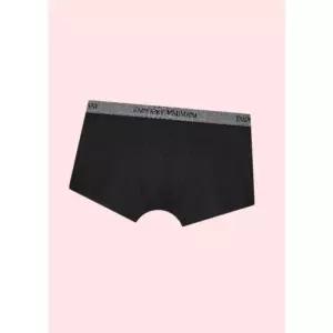 엠포리오 아르마니 언더웨어 남성 남자 맨즈 로고 밴딩 솔리드 코튼 면 팬티 드로즈 브리프 속옷 블랙 2508