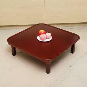 파라나 섬섬 69x69 접이식 교자상 테이블 엔틱 다용도 좌식 밥상 다과상 교자상 옛날 접이식