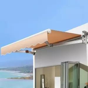 전동어닝 수동 차양막 테라스가림막 비가림막 카페