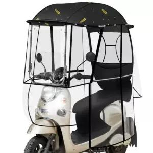 오토바이 자전거 차양막 햇빛가림막 비가림막 우산 커버 보호덮개 야외주차 용품 방수덮개