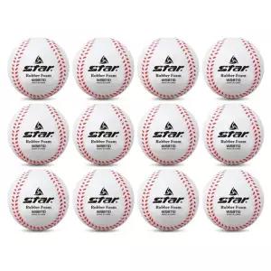 스타 야구 New 고무 연식야구공 12개입 스포츠 연습 학교체육