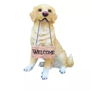 강아지 조각상 정원데코 야외 인테리어 카페 꾸미기 조형물 오브제 장식품 선물 소품