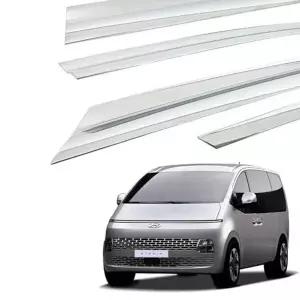 [콩심팥심]스타리아 크롬 썬바이저 차량용 윈도우 창문 진흥 2P