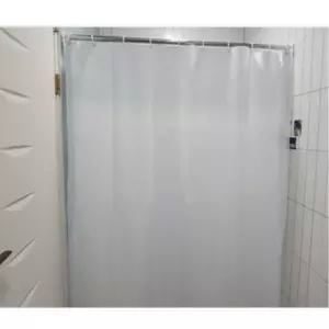 [콩심팥심]80x180 화이트 링포함 방수 욕실 욕조 샤워 커튼 커텐