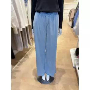 [백화점 홈쇼핑 정품] 플라스틱아일랜드 허리밴딩 스트라이프 데님 팬츠 PS7XB3P0