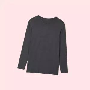 자주 JAJU 남 발열온감 크루넥 티셔츠 상의 챠콜 2508201267 4431913