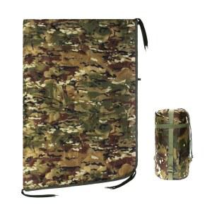 WINWAY 야외 다운 캠핑 담요 밀리터리 캠핑 침낭, 지퍼 , 휴대용 방수 경량 판초 라이너, 하이킹, 여행, 경기장용