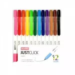 [문구/오피스] 모리스 12색 네임펜세트 편리한 펜소품 다양한 목재펜