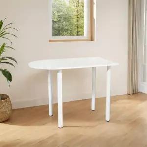 /가구느낌 하입반원책상 반타원 식탁 거실테이블 1000x600