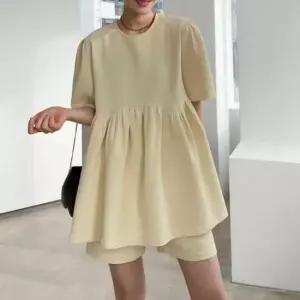 [SBD] 프릴 블라우스 세트 밴딩 반바지 데이트룩 퍼프소매