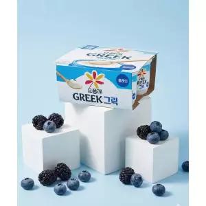 매장정품 BINGGRAE 요플레 그릭요거트 플레인 80g 8입 (4입번들x2개)