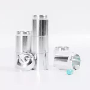 여행 휴대용 7칸 알약통 스텐 스테인레스약통 일주일 TWFHFVOE