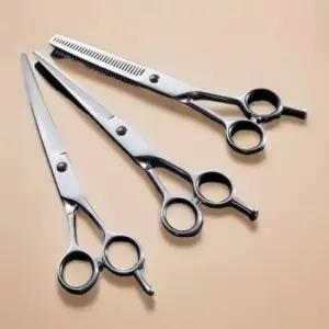 발톱관리 펫 미용 가위 애완동물 셀프미용 숱가위 커팅 강아지털정리 고양이 귀털다듬기 3종세트