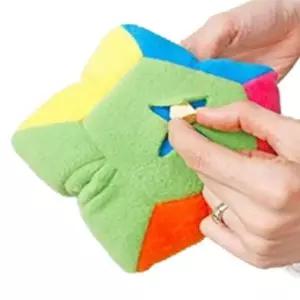 [반려] 봉제 1P 강아지 장난감 별모양 쿠션공 노즈워크 소형