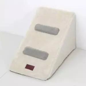 [반려] 아이보리 계단 스텝 1P 삼각투텝 강아지 슬라이드