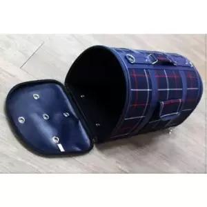 [반려] 가방 체스 네이비 이동 체크 1P 강아지 외출 중형