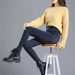 여자 스키니 핏 청바지 워싱 레깅스 데님 팬츠 코디