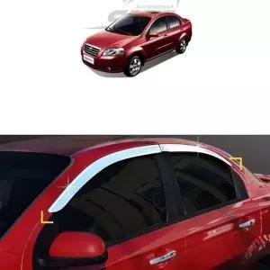 [골드스마일]젠트라 4도어 썬바이저 크롬 선바이저 창문 빗물받이