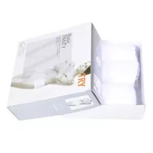 빅사이즈 순면 화이트 여성 할머니 맥시 팬티 3매