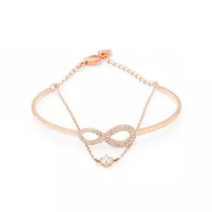 [브랜드 주얼리]  인피니티 팔찌 로즈 골드 체인 뱅글 5518871  