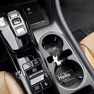 [골드스마일]자동차 카본 컵홀더 플레이트 인테리어 쏘나타 DN8