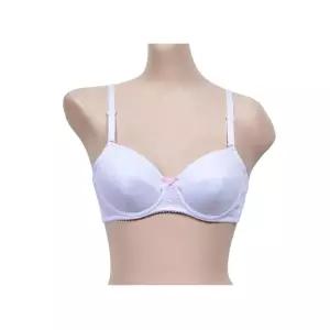 데일리 흰색 중학생 주니어 브라 3단계 A컵 언더웨어