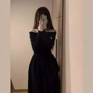 원피스 스커트 흰색 롱 가을 여사친 분위기 프렌치 일자어깨 긴팔 조 SPO마켓3