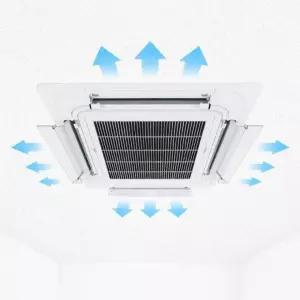 천장형 시스템 에어컨 4way 바람막이 날개 가림막 1개