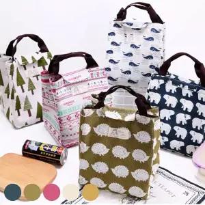 [콩심팥심]라다 (URD-262) 린넨 방수 안감 에코 보온냉가방