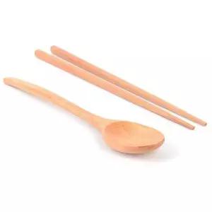[콩심팥심]어린이 원목수저세트 숫가락+젓가락 우드 나무 수저 우드수저세트