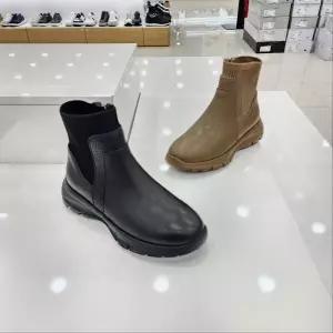 [탠디]by미셸 x24503 소가죽  4cm 통굽 초경량 털내피 여성 앵글부츠 cc10_CC