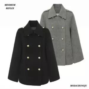 [미니멈]MD 울 알파카 블렌딩 하프코트 MD MMYDAHH0100_CJ