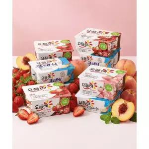 매장정품 BINGGRAE 요플레 85g 혼합 16입 (복숭아 8 + 딸기 4 클래식 4)