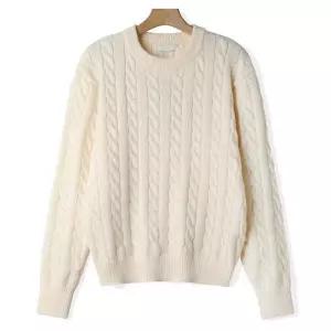 [엠엔씨][MNC] 남녀공용 두툼 라운드니트 (MDKN999)