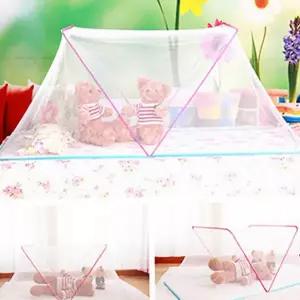 폴딩 모기장 텐트형 휴대용 방충망 접이식 모기장 이동식 침대