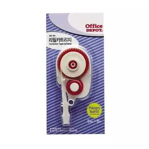 B1 오피스디포 수정테이프 리필 5mmx8m BO-04/DC-508
