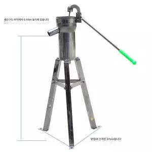 시골 한옥 옛날 우물 물펌프 인테리어 물펌프 단독펌프