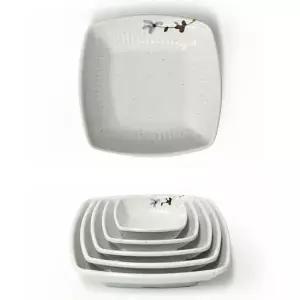 [골드스마일]멜라민 한식 사각 종지 소스그릇 반찬그릇 8.5cm 7호