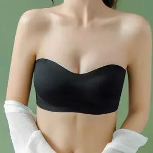 웨딩브라 탈부착 브라렛 여성속옷 뽕브라 투명끈 오프숄더 패드