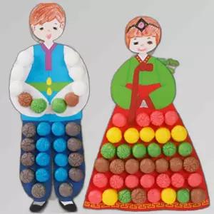 플레이콘 모자이크(한복)