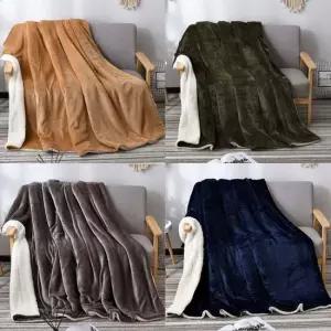 MAYGRIN 극세사 이불/담요 70x100cm(HMI60) 수아브 양털 이불 차렵 담요 울 램스울 겨울 무릎