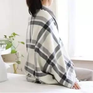 따뜻한 다용도 극세사 플리스 똑딱이 무릎담요 망토 담요 똑딱이담요 망토담요 똑딱이무릎담요