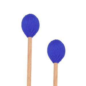 마림바 망치, 블루 미디엄 하드 메이플 손잡이가 달린 헤드 키보드 2팩