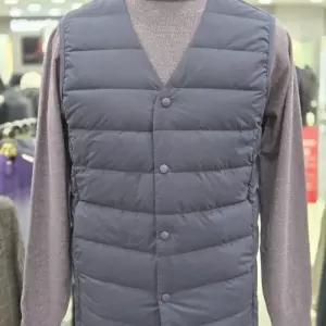 [크로커다일남성]브이넥무봉제구스다운베스트CDAAMV982038_IC