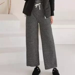 [페이릿][페이릿] [77까지]데크 스트라이프 밴딩 스웨트 니트팬츠