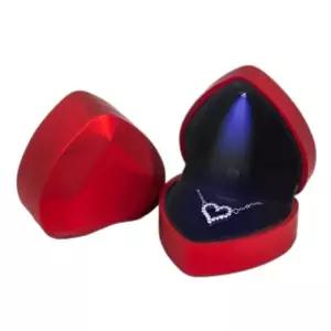 목걸이 케이스 보석함 선물 이벤트 하트 LED