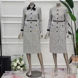 [미니멈]MD 리본 타이 배색 원피스  MD MMXDAWO9120_CJ